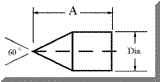 Solid Carbide Tips (Blanks) diagram